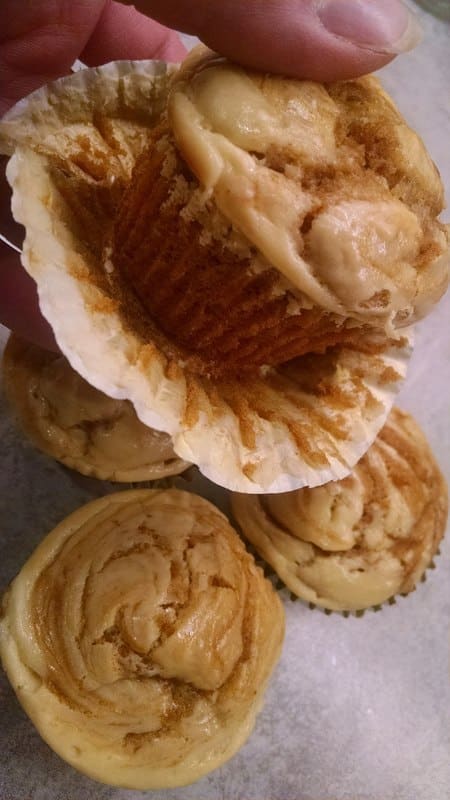 Pumpkin Cream Cheese Swirl Muffins