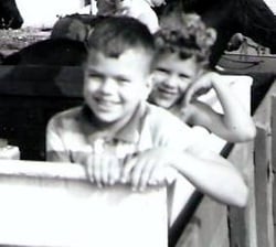 Dave & Pam as little kids