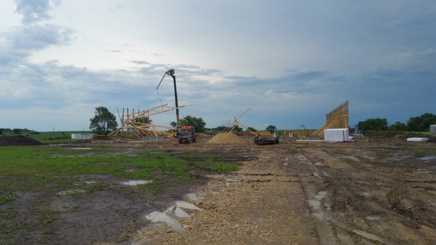 Barn Blown Down