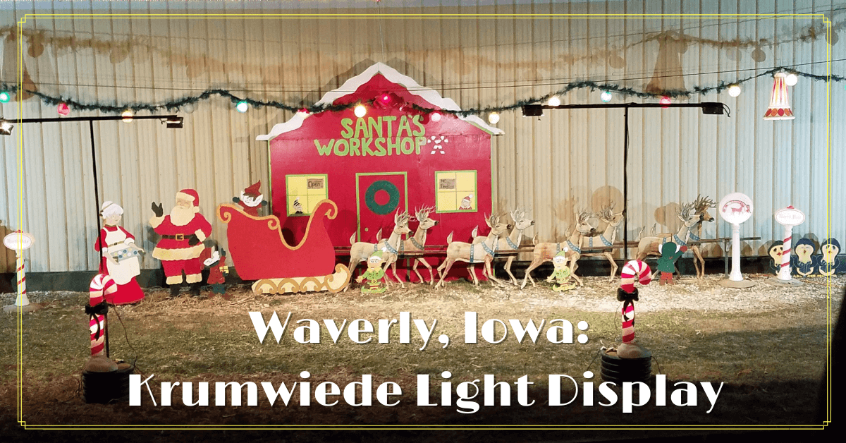 Santa's Workshop Lights Display