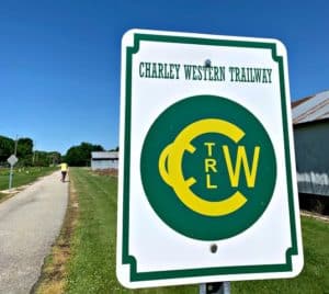 Sign by Bike Trail